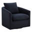 Fauteuil demi-tonneau pivotant 33,5 po Menta-110417963