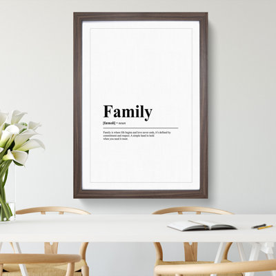 Dictionary Family - Picture Frame Typography