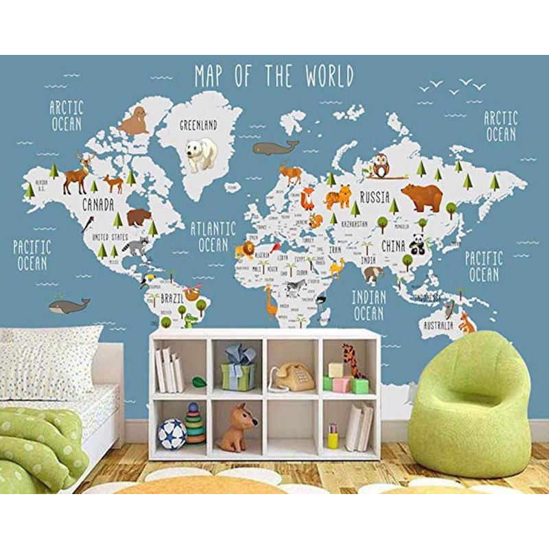 Adventure Atlas For Little Explorers, 96" L x 108" W