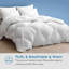 Couette en duvet d'oie 100% coton doux et respirant-1797598153