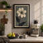 Single Bloom in Green Botanical - Wrapped Canvas-1451573200-1451573207