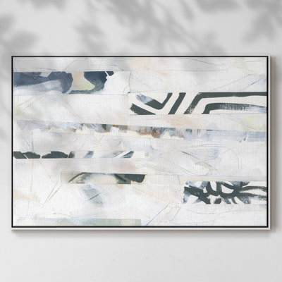 Motif camouflage II, toile tendue avec châssis de qualité supérieure - prête à être accrochée