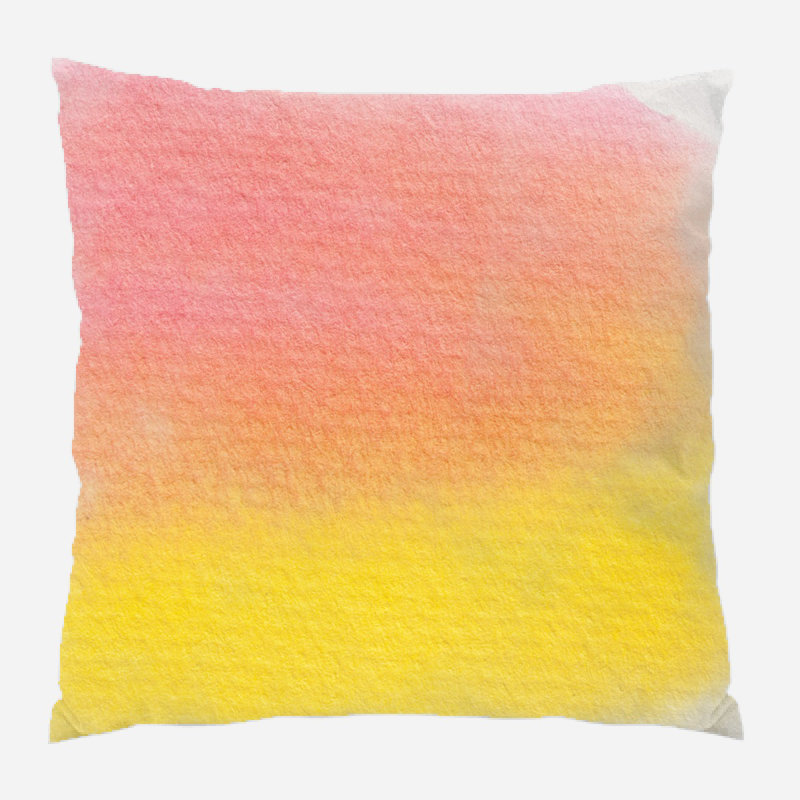 Coussin watercolour Buckingham, Microsuède, Intérieur