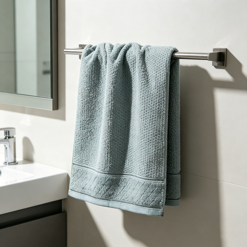 Soft Absorbent Quick Dry Face Towel, Lint Free Hand Towel And Facial Washcloth For Daily Home Use, 13.4x29.1in Green, Green