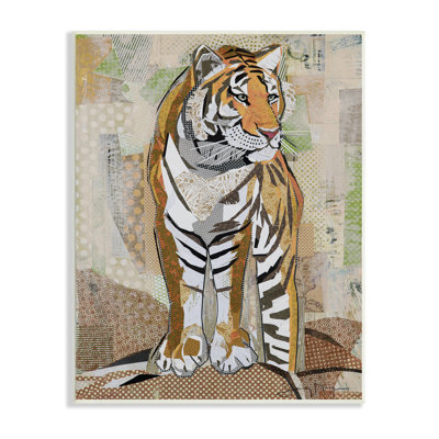 «Tiger Gazing» - Impression sur toile