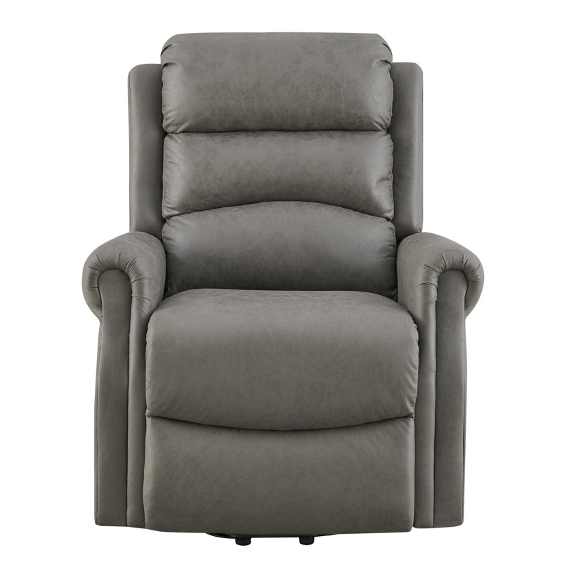 Clintonpark 82cm Wide Lift Assist Standard Recliner, Grey