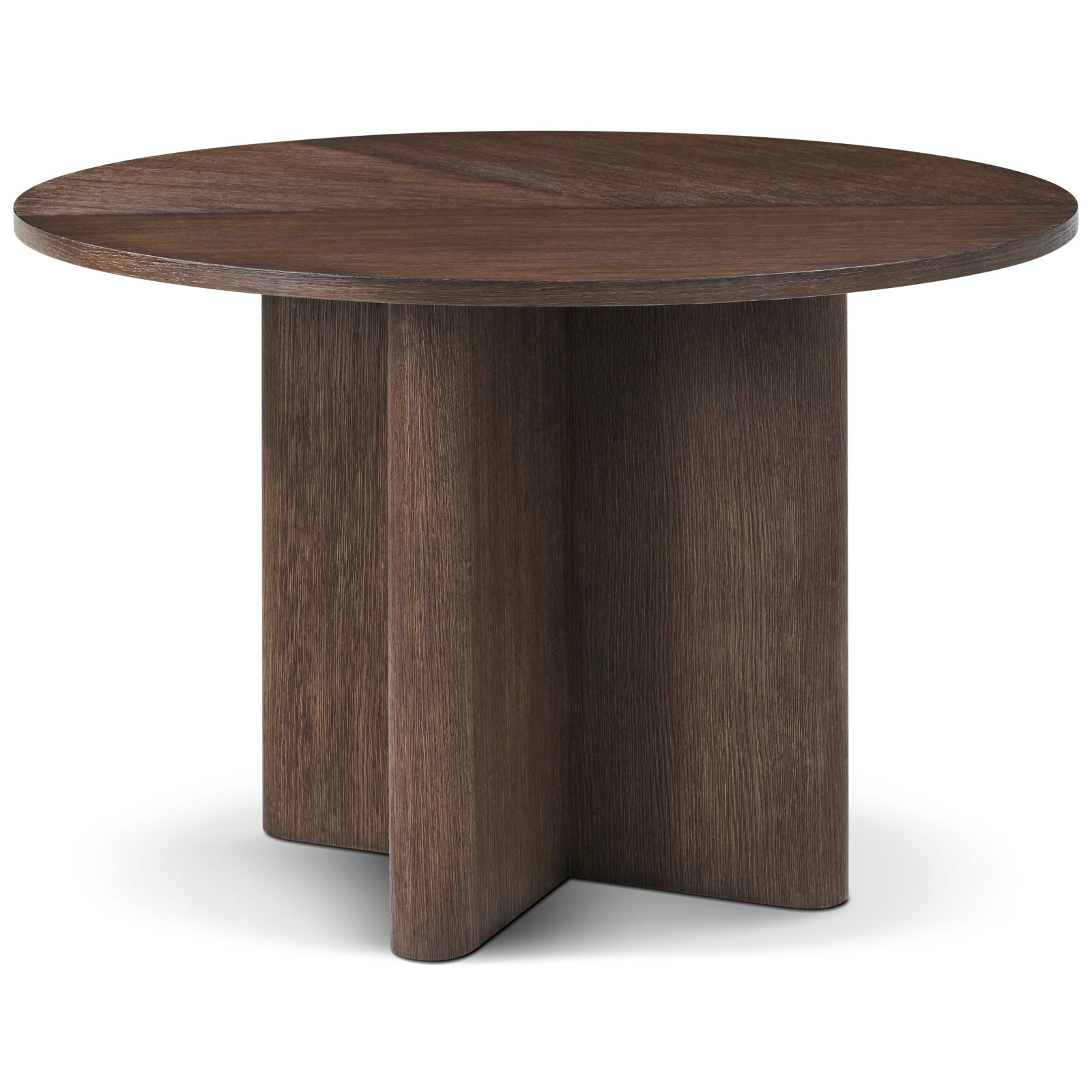Veroniza Dining Table, 30" H x 45.28" L x 45.28" W, Brown
