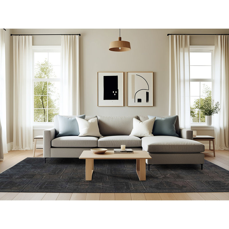 Tapis abstrait moderne 2754, Rectangle 6 pi x 9 pi