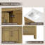42" Pre-assembly Single Sink Bathroom Vanity with Soft-Close Drawers & Doors, Engineered Stone Top-131175992