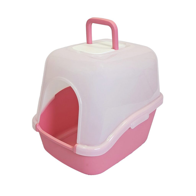 Litière à capuche PAW TRAX saumon rose, Rose