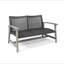 Causeuse en bois et osier Hampton-1019554960