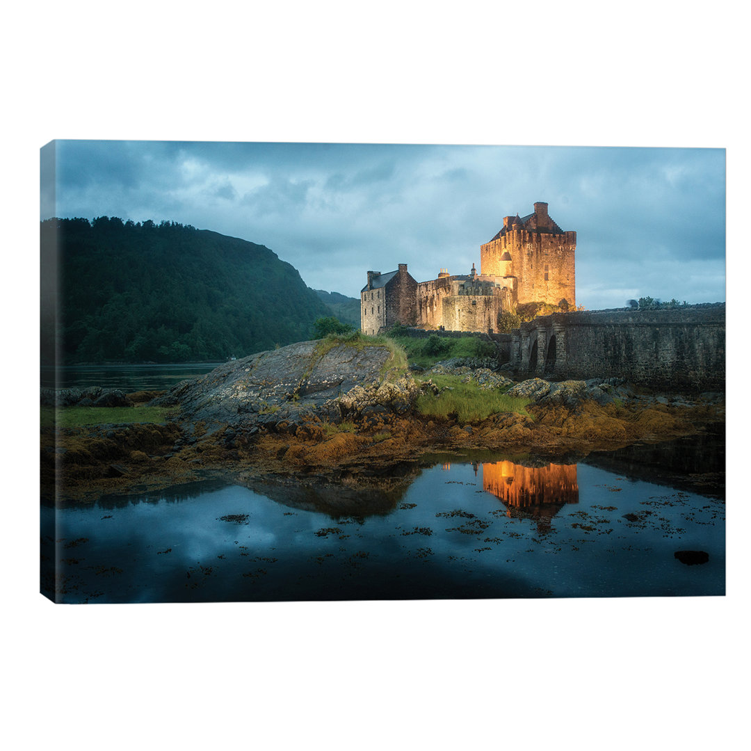 Eilean Donan Castle Scotland by Philippe Manguin - Wrapped Canvas Print
