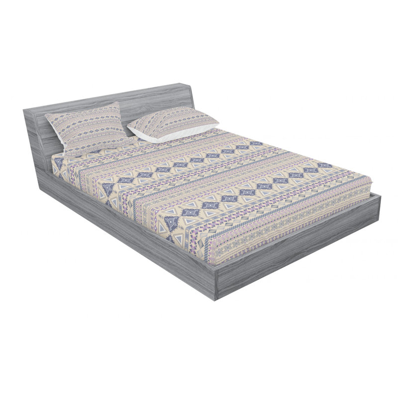 Microfiber Sheet Set, Queen Sheet Set with Fitted Sheet