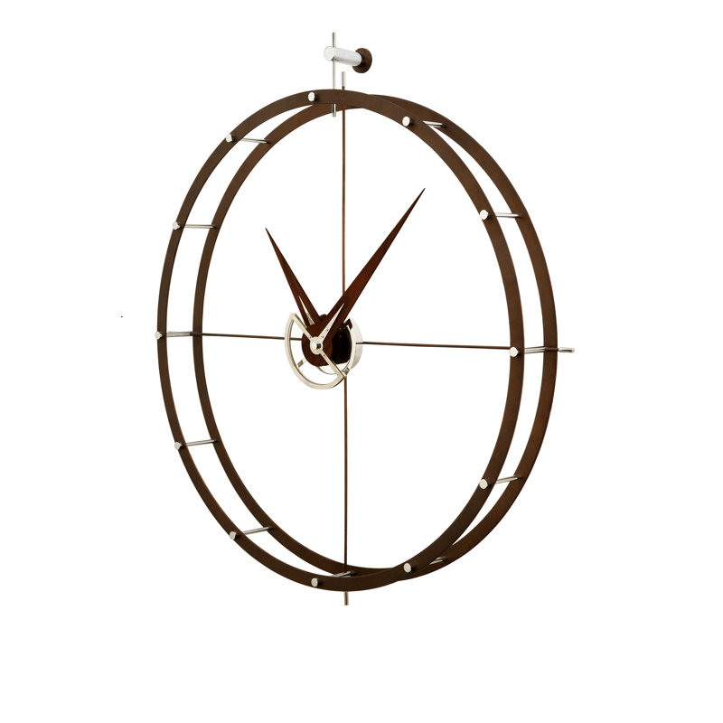 Horloge murale surdimensionnée doble, Calabo / chrome