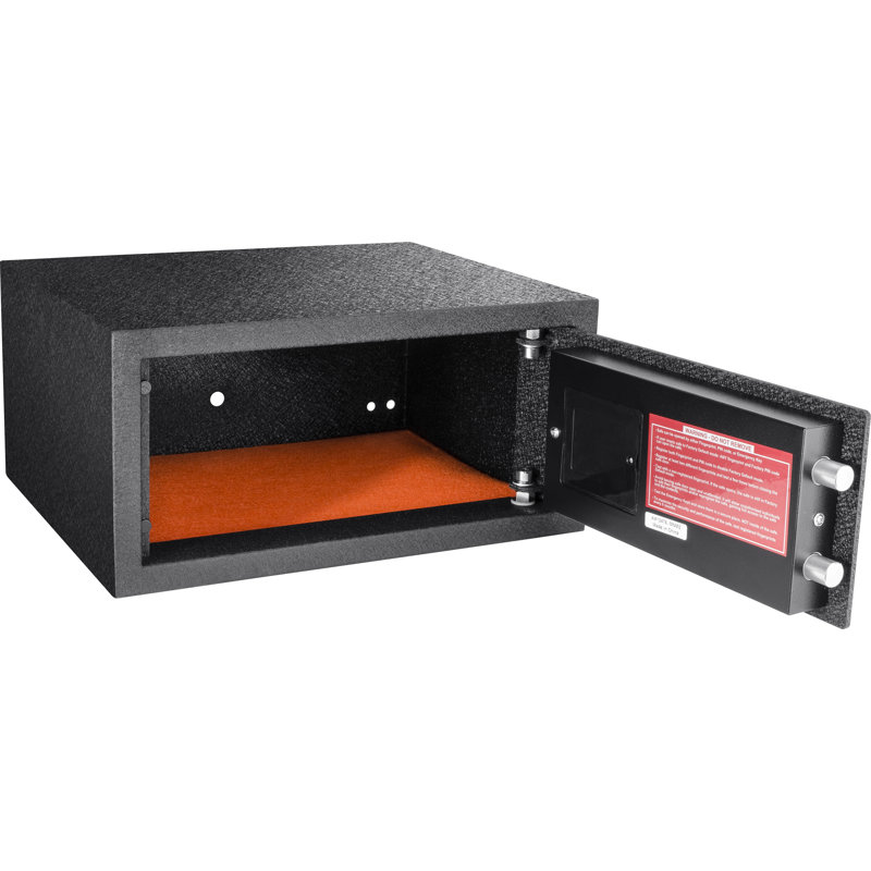0.46 CUBIC FT BIOMETRIC KEYPAD SECURITY SAFE