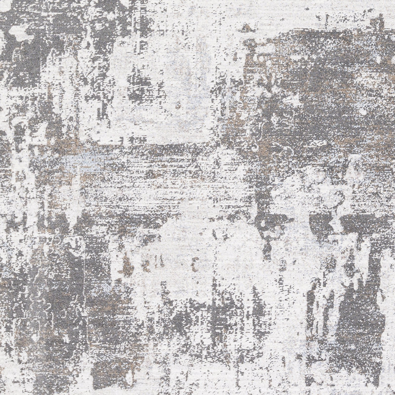Auer Viscose Abstract Indoor Rug, Rectangle 2' x 3'