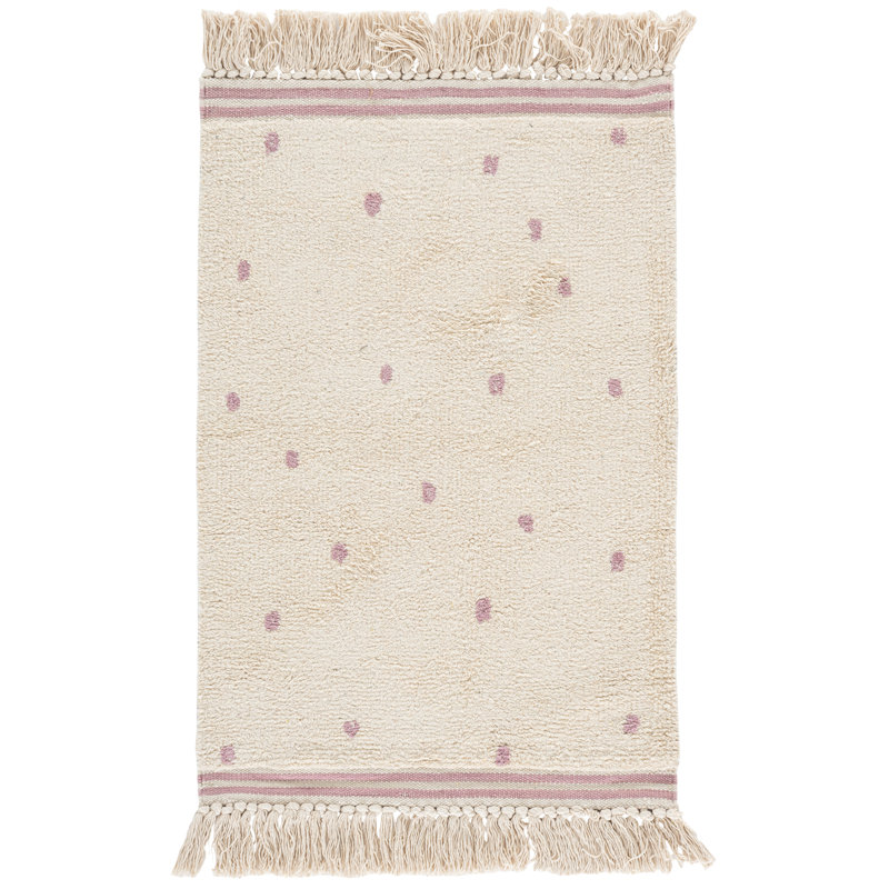 Tapis ivoire / rose Easy Care 212, Rectangle 2 pi x 3 pi