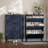 Tomoye 3 Tier Farmhouse Shoe Storage Cabinet-74240532