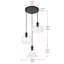 Luminaire suspendu en grappe 3 lumières Inola-181704783