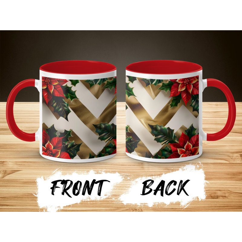 Ceramic Coffee Mug, Red
