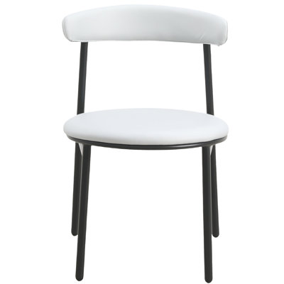 20.08'' H Upholstered Metal Side Chair