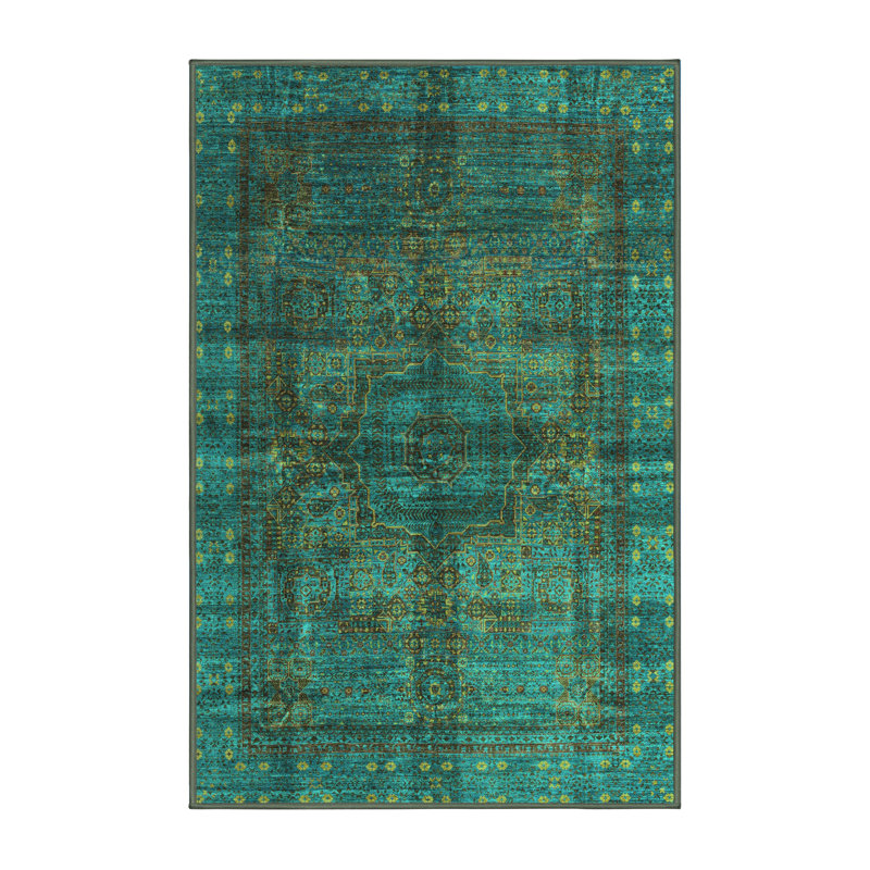 Washable Oriental Indoor Rug, Runner 2' x 5'