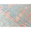 Tapis argenté / orange noué à la main de haute qualité-81199447