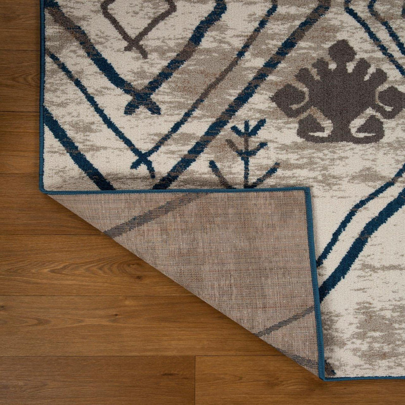 Geometric Indoor Rug, Rectangle 7'6" x 10'
