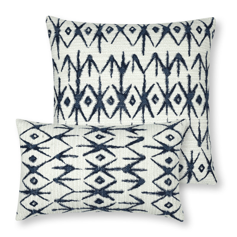 Ritual Indigo Rectangular Performance Pillow Cover & Insert