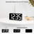 Alarm Clock For Bedroom, Large Big Numbers Display With Brightness Dimmer, Electric Bedside Desk Clock With USB Charging Port-2036385174