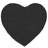Schoenberger Heart Shape Bath Rug 25"x25"-1684458571