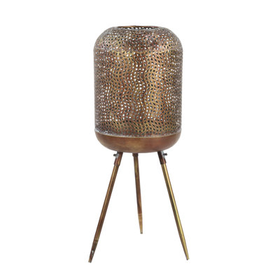 32.0 in. H Floor Tabletop Lantern Holder with Candle Included