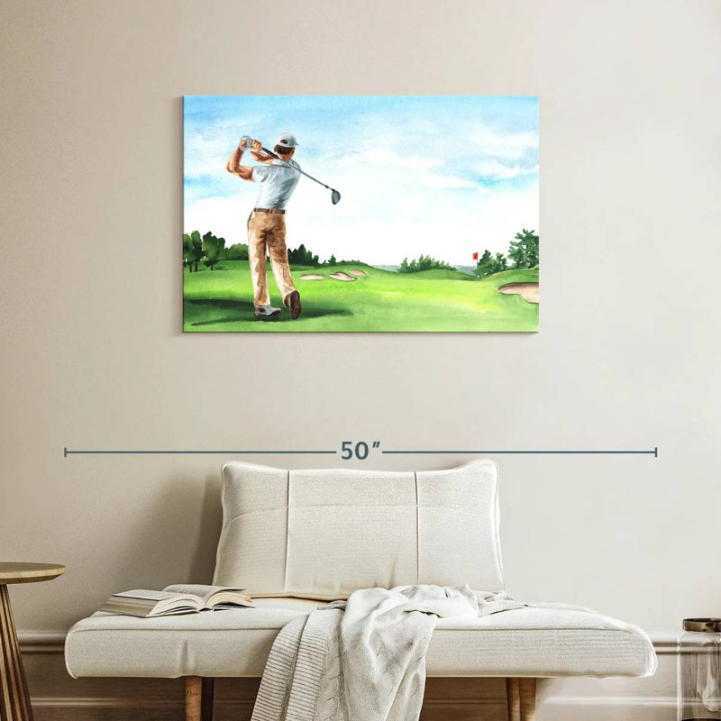 Sireci Golf Game, 24" H x 36" W