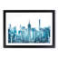 'Manhattan New York Skyline' - Picture Frame Graphic Art Print-56859581-56859582