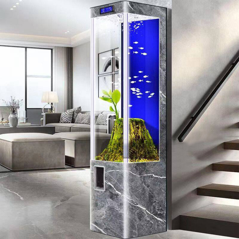Aquarium en verre 25-30 gallons, Light Gray, 15.75