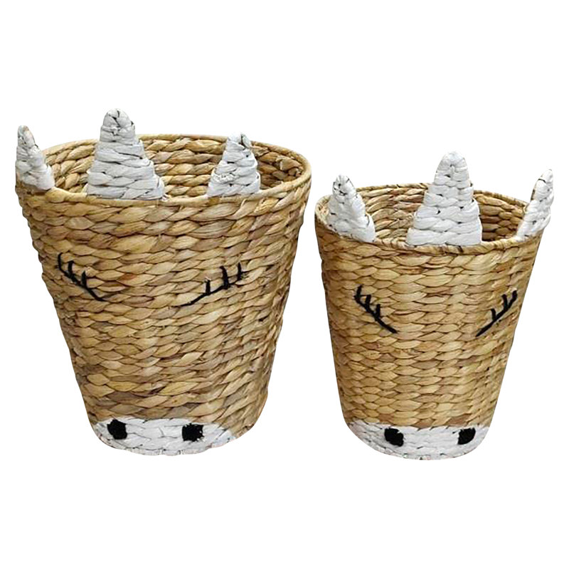Set Of Two Round Unicorn Sets
