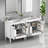 Bathroom Vanity With Ceramic Sink, Storage Drawer And Soft Close Doors-1302651647