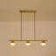 Lustre linéaire à 3 lumières Mid-Century