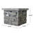 30" Outdoor Square MgO Propane Fire Pit - 40,000 BTU