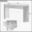 Entryway Table with Fluted Design-2024994743