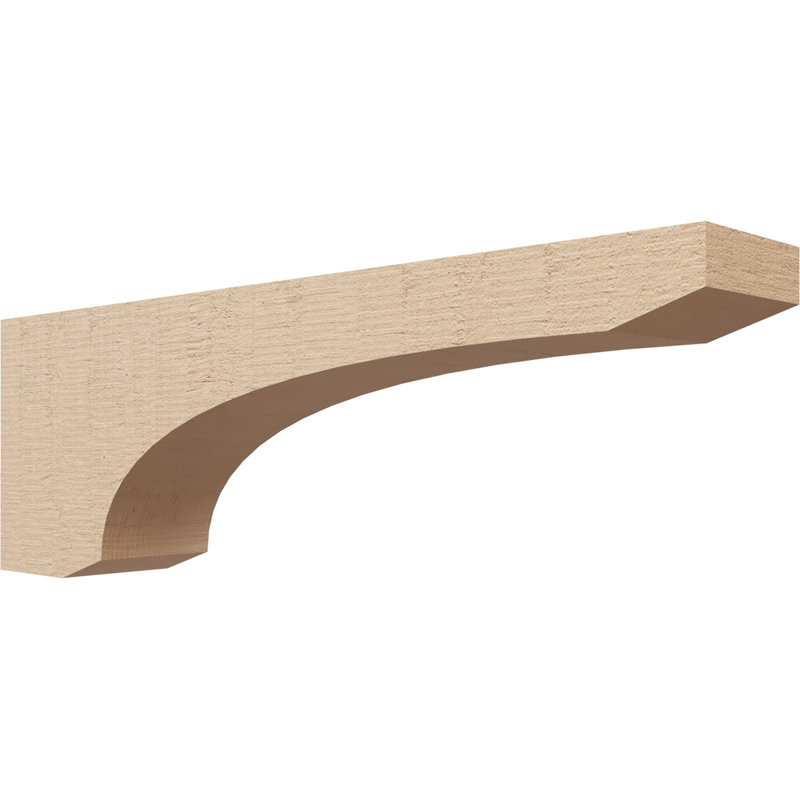 Bois de cèdre brut LegacyThane Corbel, brun clair apprêté Legacy, H 8 po x l 4 po x P 24 po