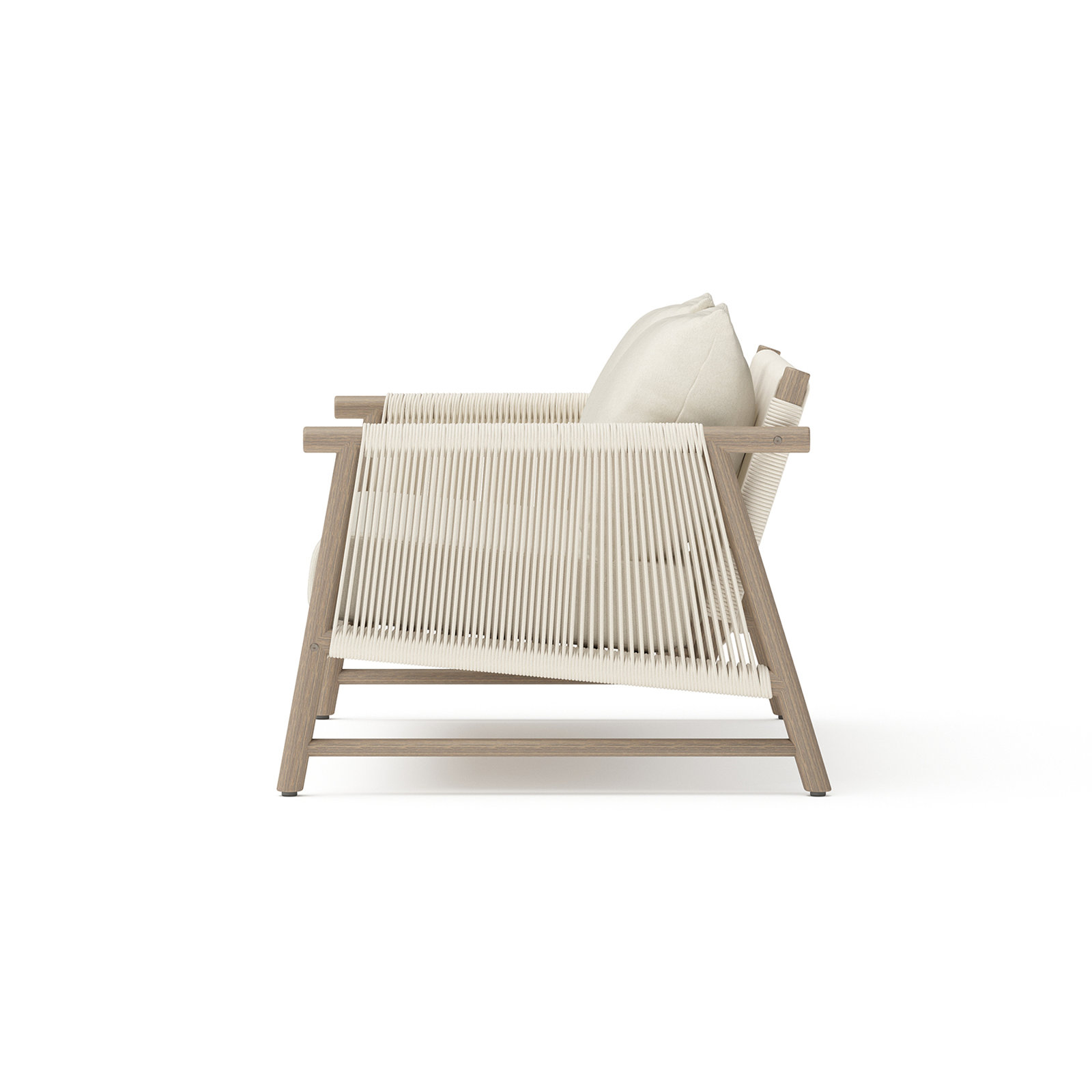 Naomie 56" Acacia Patio Loveseat