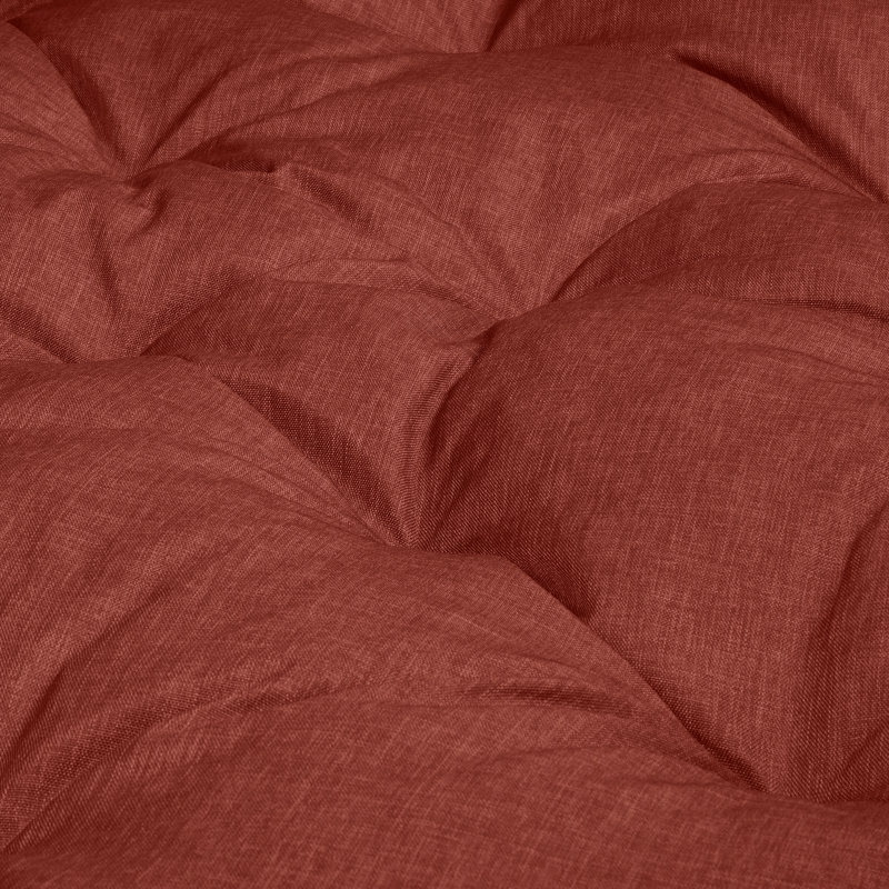 Montlake Outdoor 5'' Papasan Seat Cushion, Heather Henna