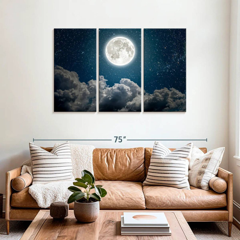 Oberle Beautiful Moon, 36" H x 57" W