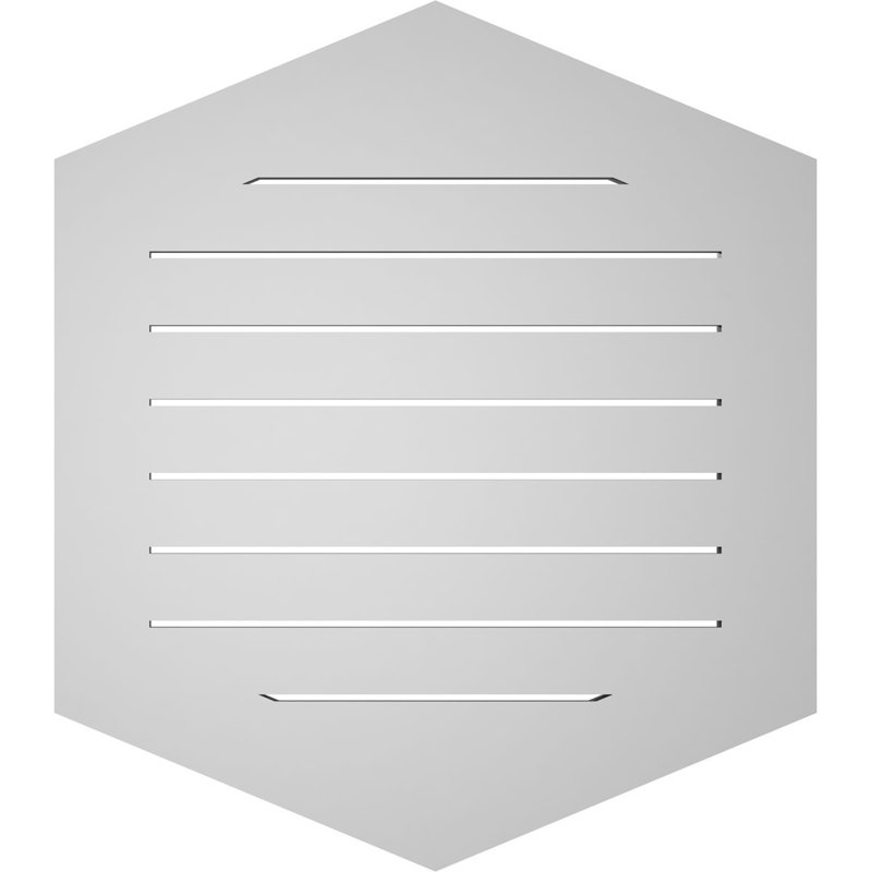 Pente verticale verticale en uréthane 5 pi, H 1 po x l 28 po x L 32 po