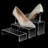 Display Risers, 6 Pcs Rectangular Clear Acrylic Showcase Collectibles Display Stands Suitable For Retail Shoe Showcase Jewellery Funko Pop Figures