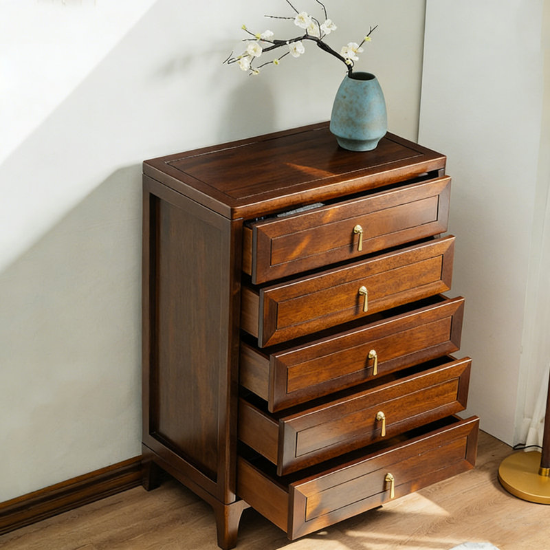 Five Drawer Retro Sideboard