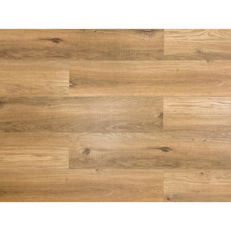 Planche en vinyle de luxe SPC 9 po x 60 po x 8 mm, Calibre brun