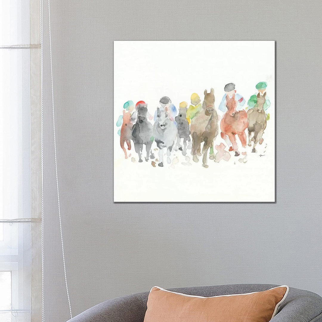 The Race by Jessica Mingo - Wrapped Canvas Painting