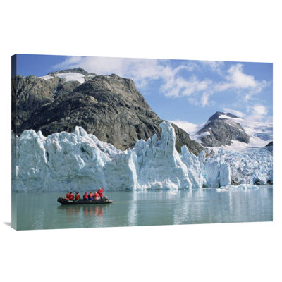 " Tourists At Glacier "